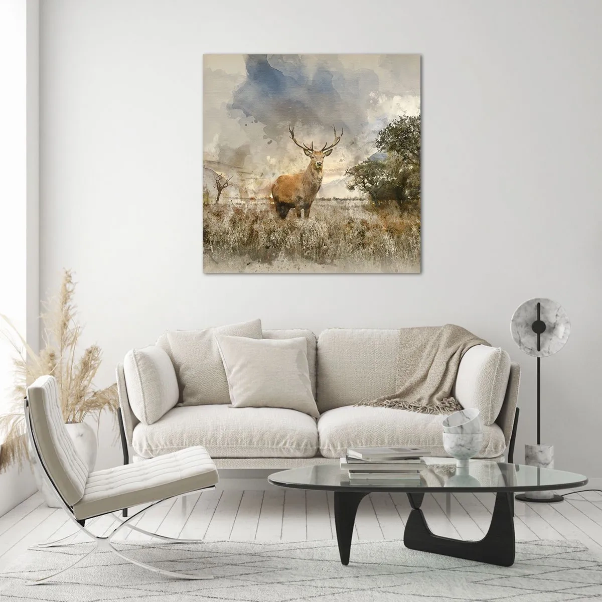 Quadro su vetro - Dignità - forza - maestosità - 70x70 cm