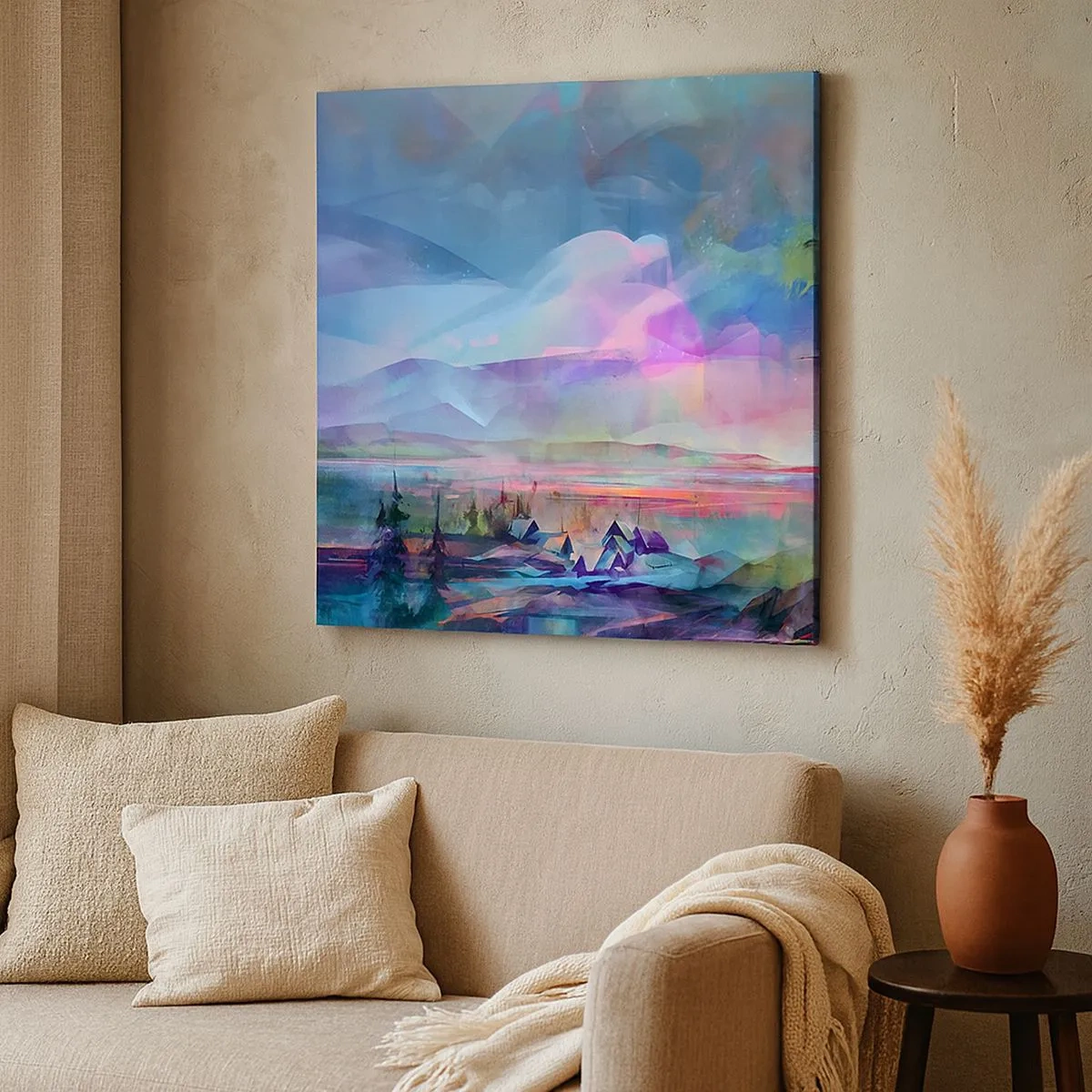 Quadro su tela - Stampe su Tela - Sotto un cielo benevolo - 30x30 cm