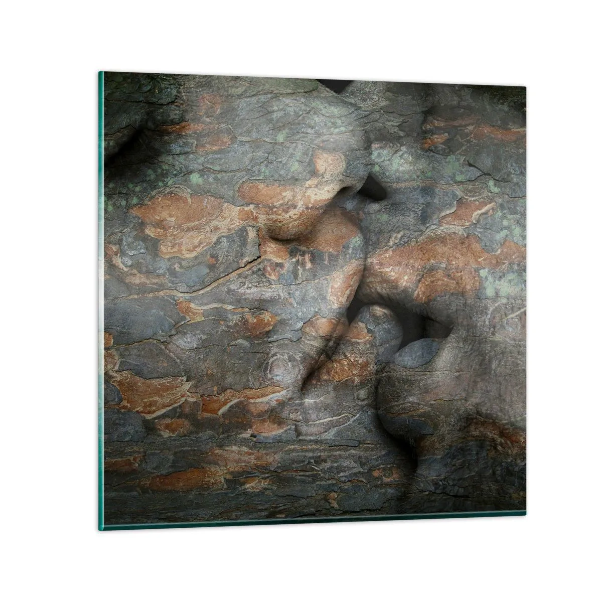 Quadro su vetro - Insieme per sempre - 40x40 cm