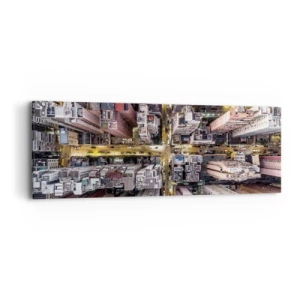 Quadro su tela - Stampe su Tela - Saluti da Hong Kong - 90x30 cm