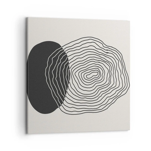 Quadro su tela - Stampe su Tela - Durata e vibrazione - 50x50 cm