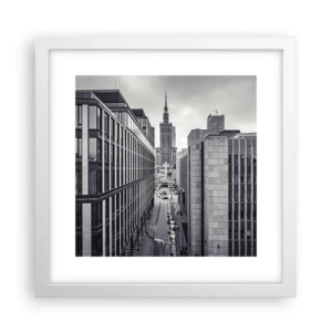 Poster in cornice bianca - La valle di Varsavia - 30x30 cm