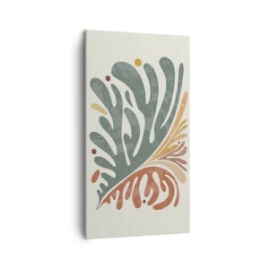 Quadro su tela - Stampe su Tela - Foglia multicolore - 45x80 cm