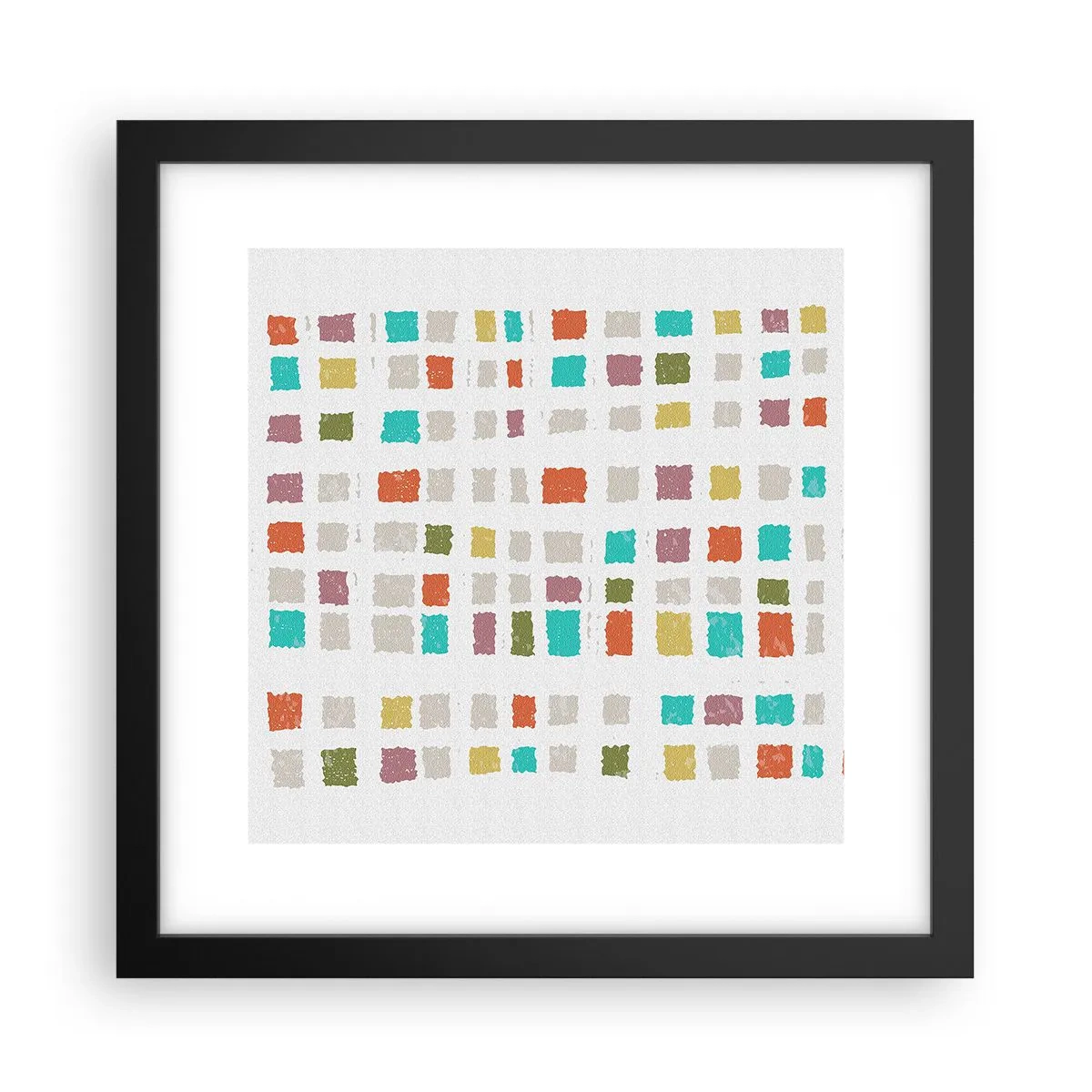 Poster in cornice nera - Un gioco sconosciuto - 30x30 cm