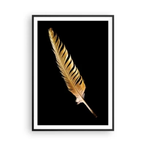Poster in cornice nera - Non una piuma qualsiasi.... - 70x100 cm