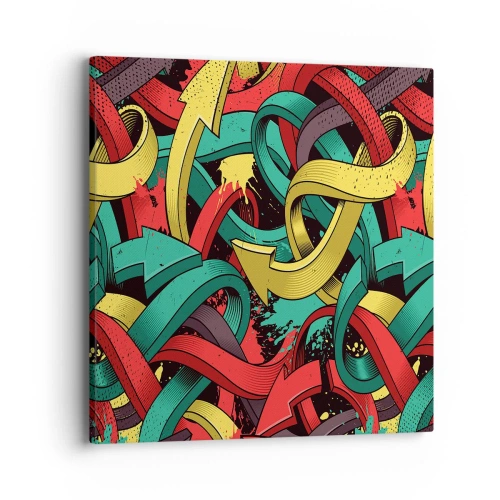 Quadro su tela - Stampe su Tela - Qual è la via giusta? - 40x40 cm