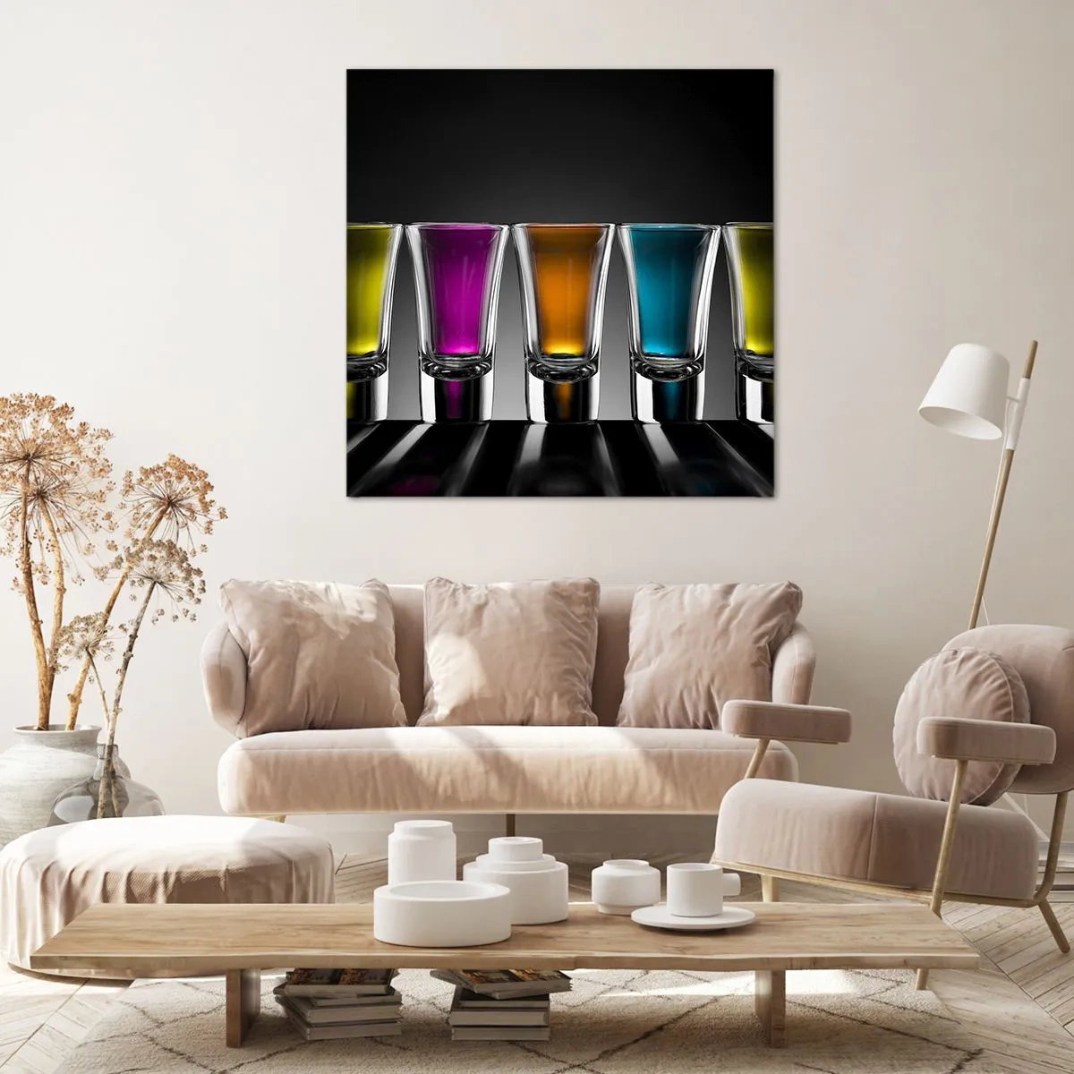 Quadro su tela - Stampe su Tela - I colori della gioia - 50x50 cm