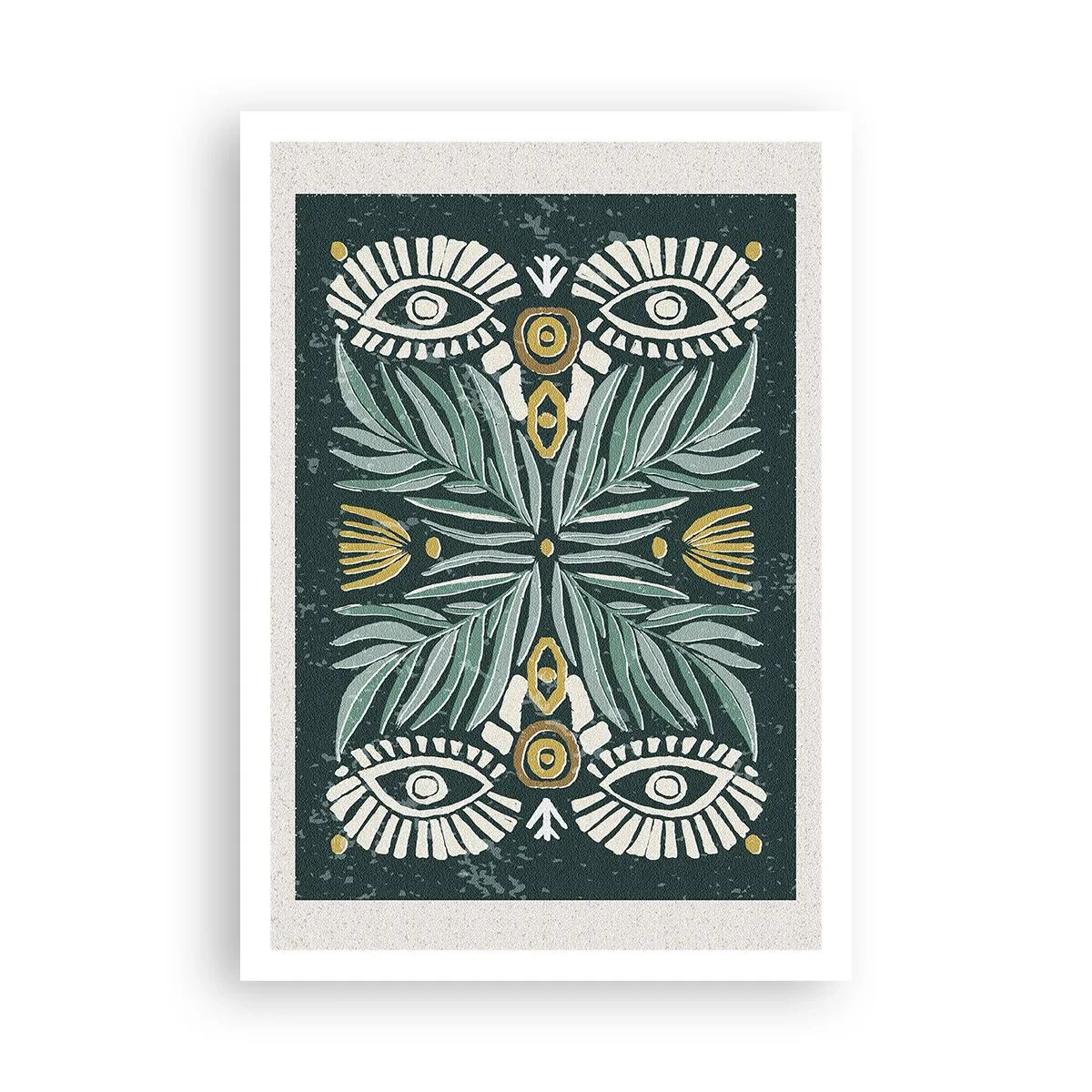 Poster - Geometrie di arte popolare - 70x100 cm