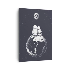 Quadro su tela - Stampe su Tela - Love story cosmica - 70x100 cm