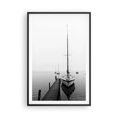 Poster in cornice nera - Pronti per il viaggio - 61x91 cm