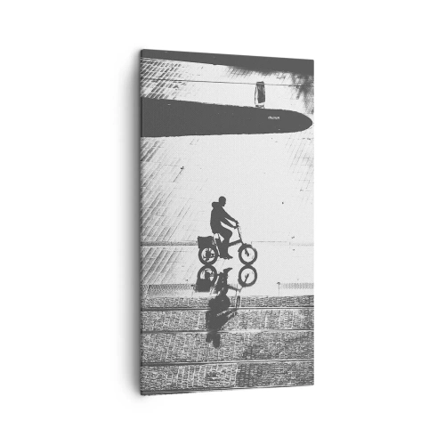 Quadro su tela - Stampe su Tela - Avanti, attraverso la città - 45x80 cm
