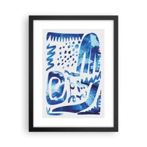 Poster in cornice nera - Ritorno alle radici - 30x40 cm