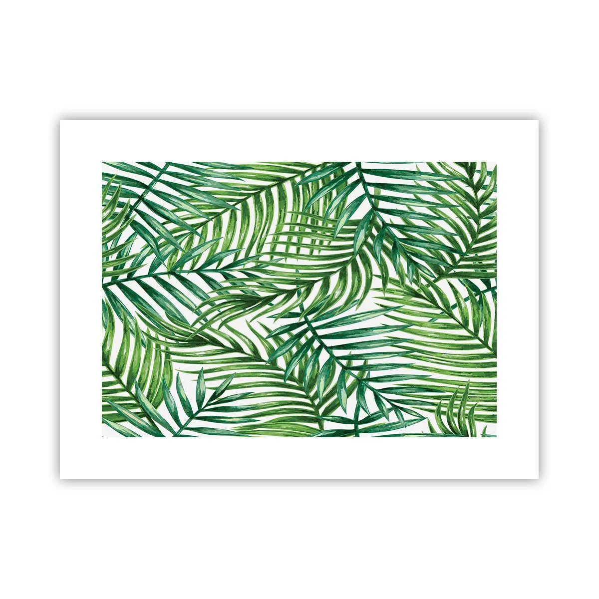 Poster - Sotto un baldacchino verde - 40x30 cm