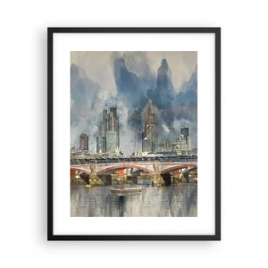 Poster in cornice nera - Londra in tutta la sua bellezza - 40x50 cm