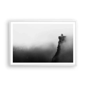 Poster in cornice bianca - Al confine del mondo - 91x61 cm