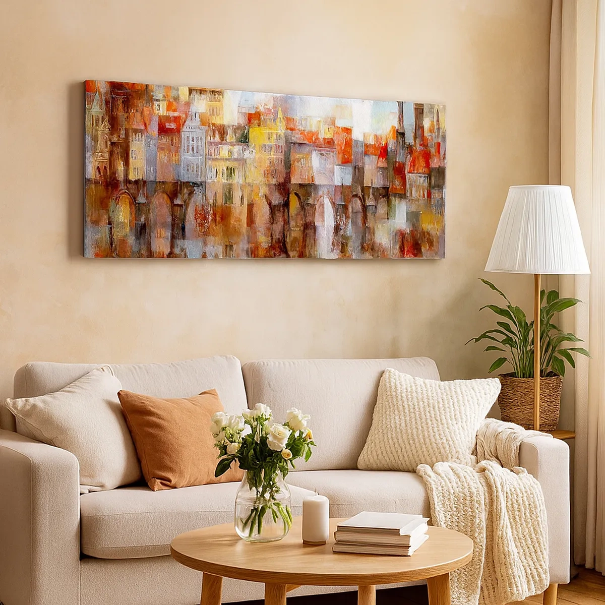 Quadro su tela - Stampe su Tela - Anche sotto il ponte è bello - 30x30 cm