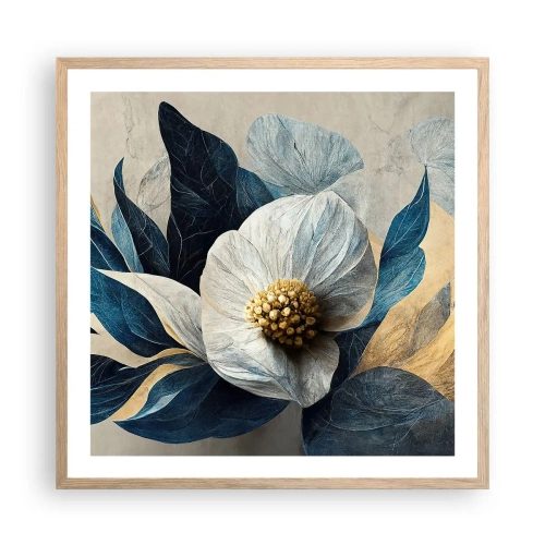 Poster in cornice rovere chiaro - Ha un cuore d'oro - 60x60 cm