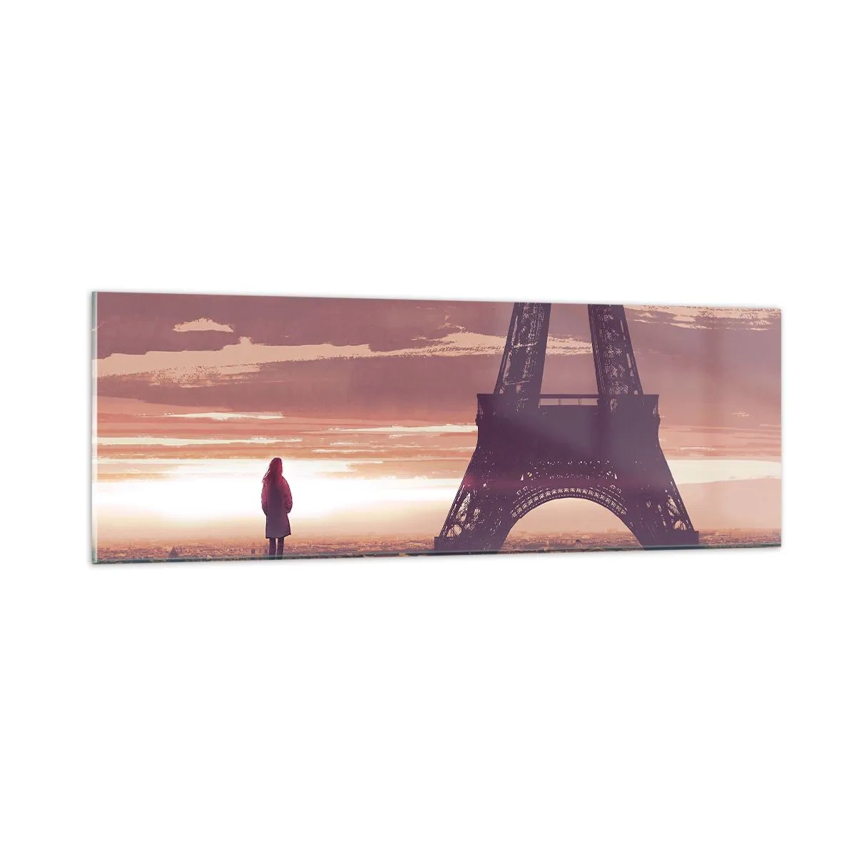 Quadro su vetro - Solo loro due - 90x30 cm