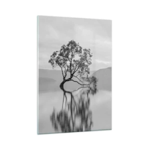 Quadro su vetro - C'è un paese così - 50x70 cm