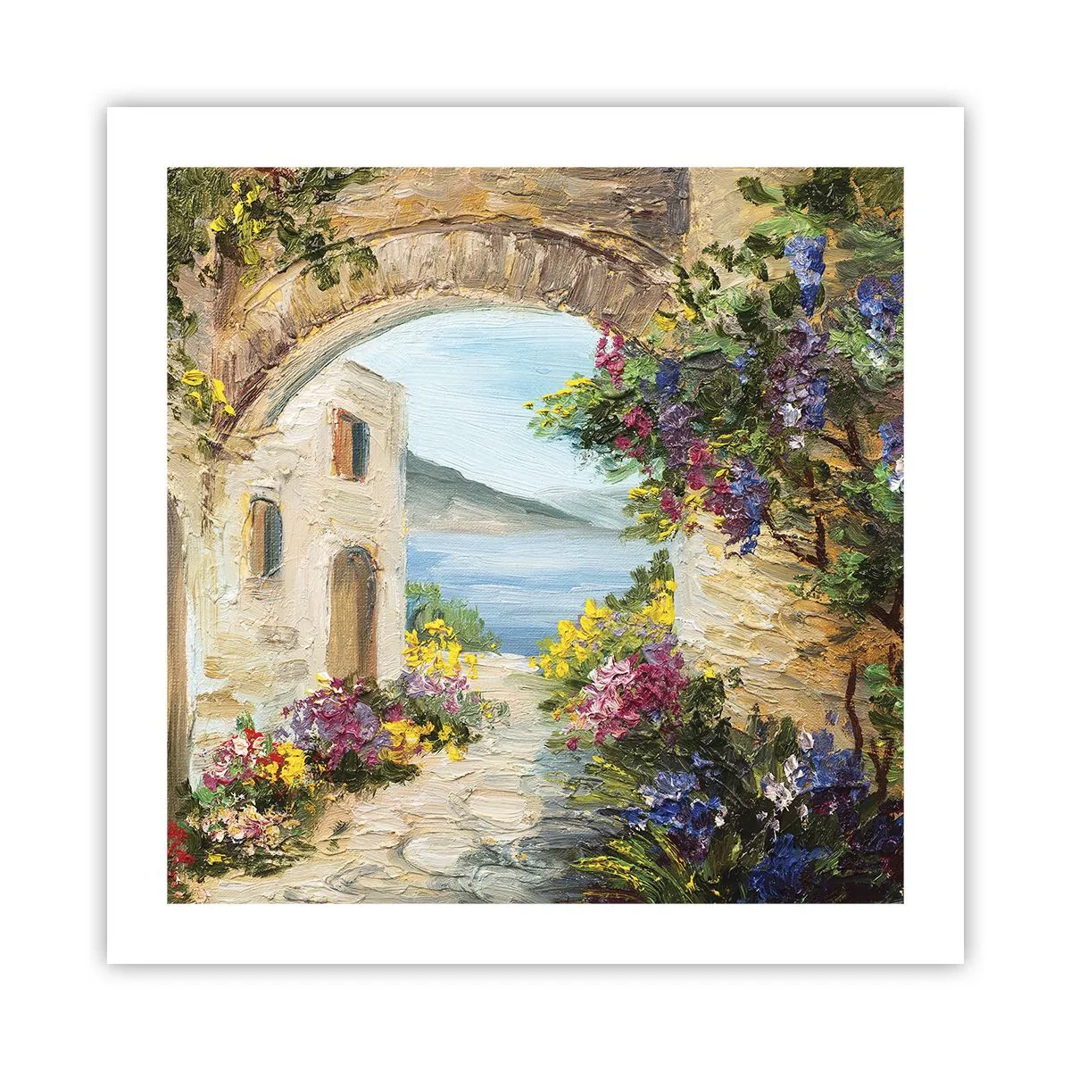 Poster - La bellezza della provincia costiera - 50x50 cm