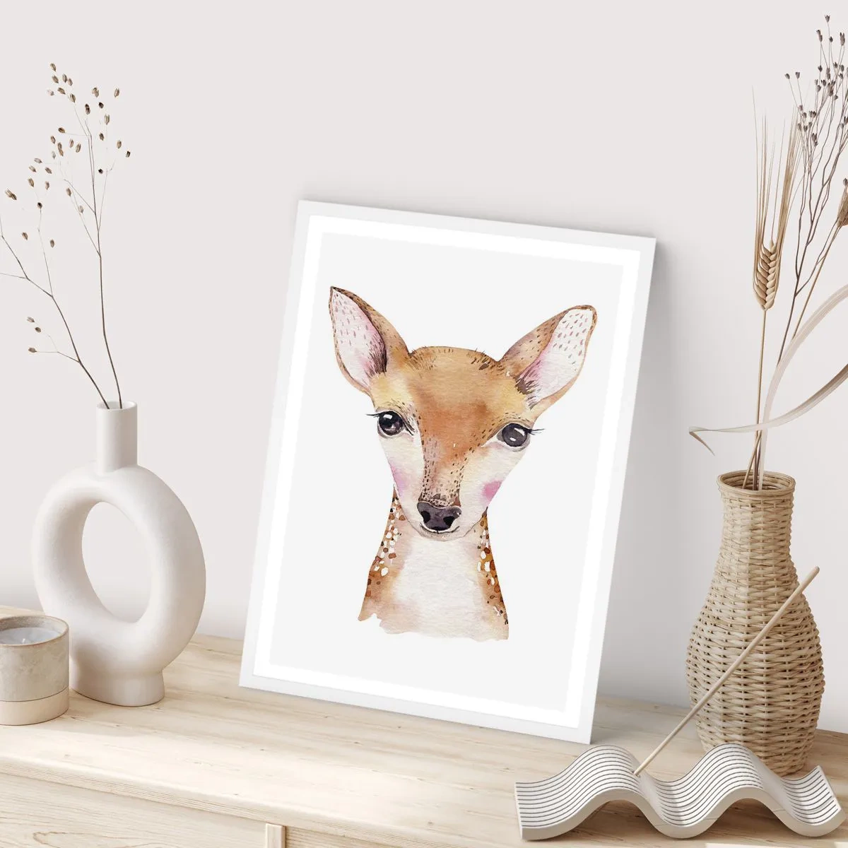 Poster in cornice bianca - La natura dell'innocenza - 70x100 cm