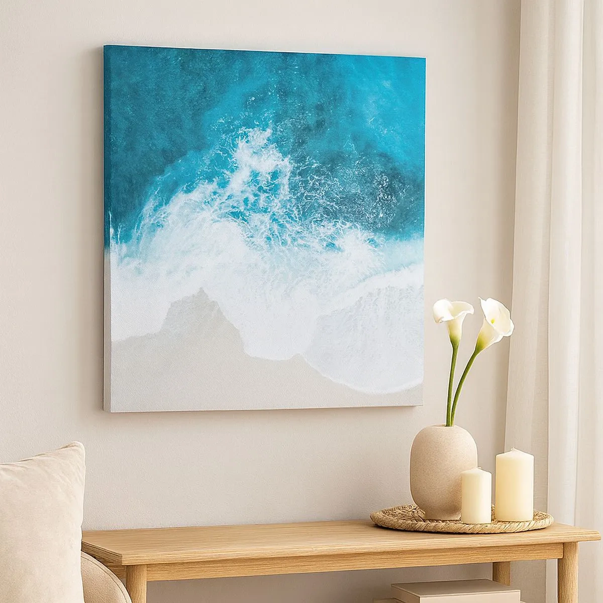 Quadro su tela - Stampe su Tela - Morbidezza naturale - 30x30 cm