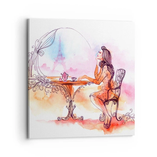 Quadro su tela - Stampe su Tela - Chic parigino - 70x70 cm