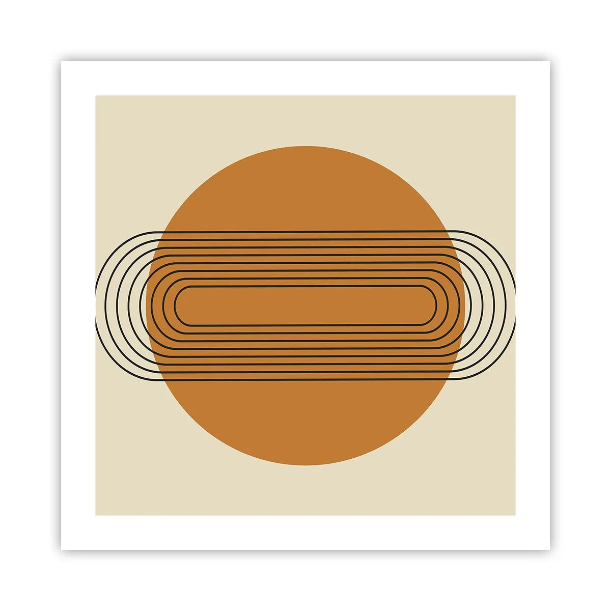 Poster - Piano perfetto - 50x50 cm