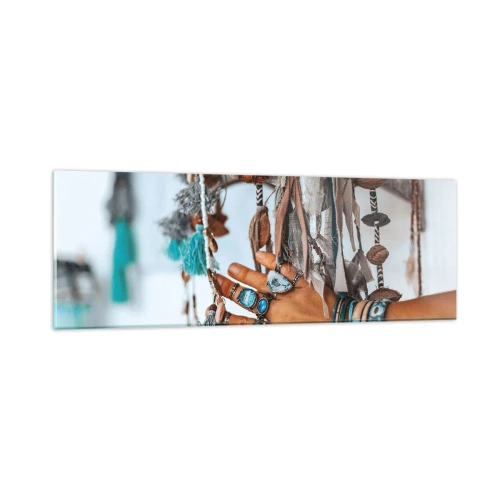 Quadro su vetro - Tesori locali - 90x30 cm