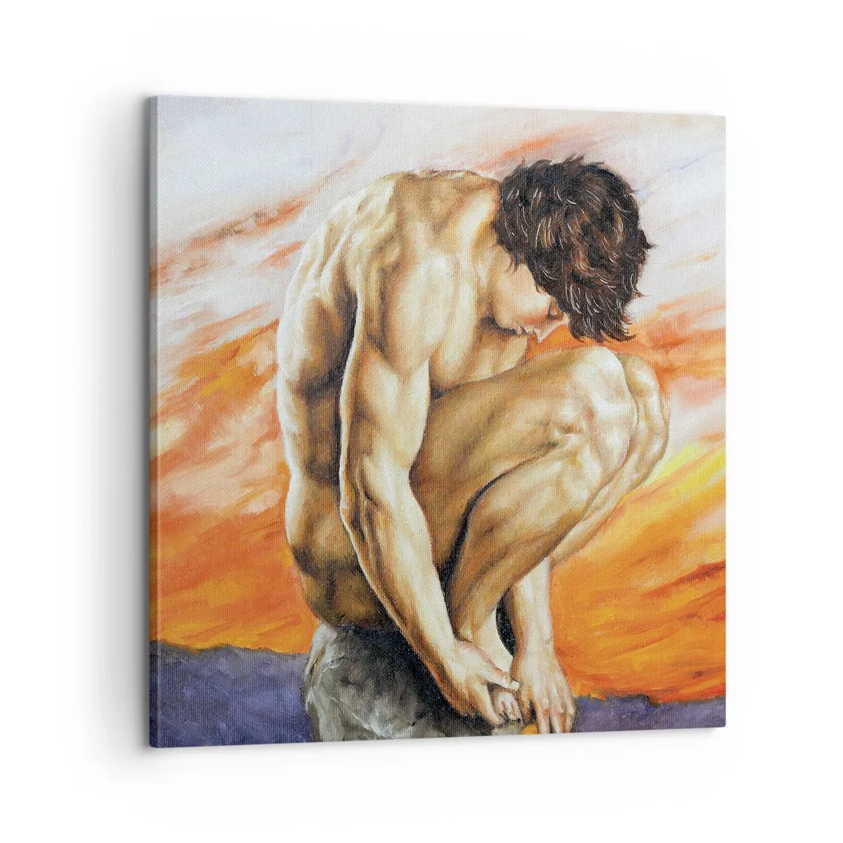 Quadro su tela - Stampe su Tela - Immerso in se stesso - 60x60 cm