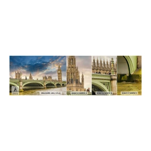 Campione di Fotomurale Adesivo Deluxe Sticker - Nell'Impero il tempo si è fermato - Città, Londra, Architettura - 100x30 cm