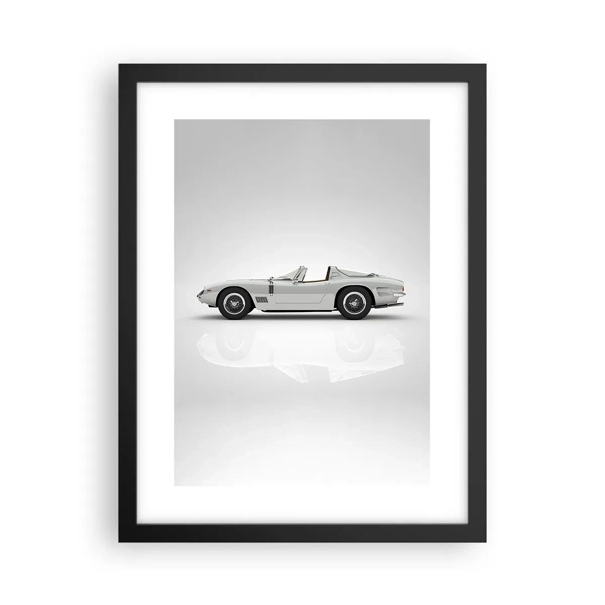 Poster in cornice nera - Promessa di divertimento - 30x40 cm