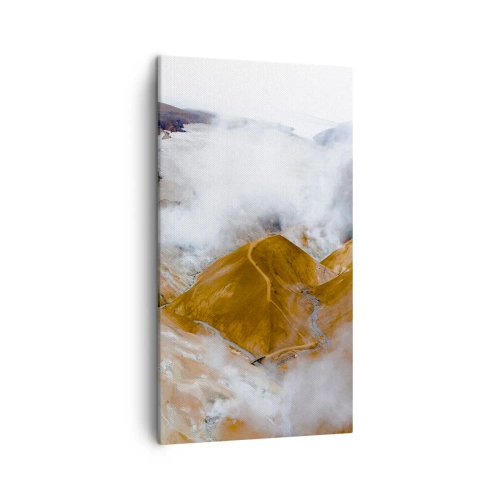 Quadro su tela - Stampe su Tela - La bellezza severa dell'Islanda - 45x80 cm