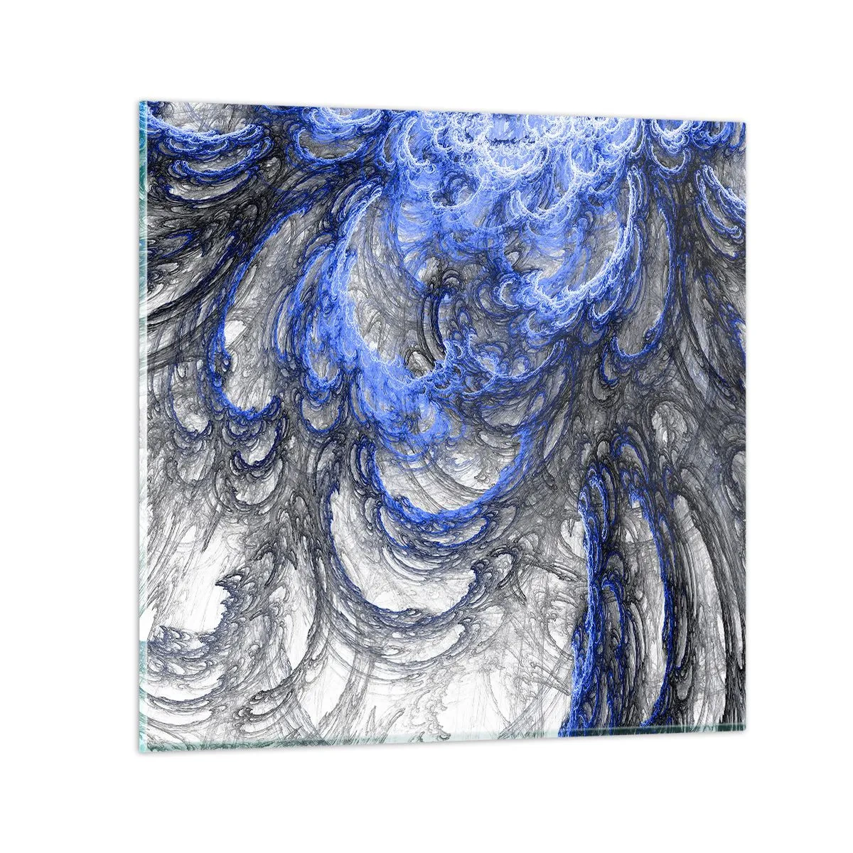 Quadro su vetro - La nascita dell'onda - 30x30 cm