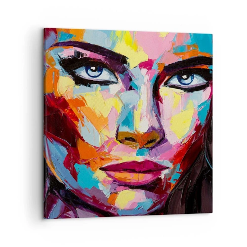 Quadro su tela - Stampe su Tela - Anche l'anima è colorata - 50x50 cm