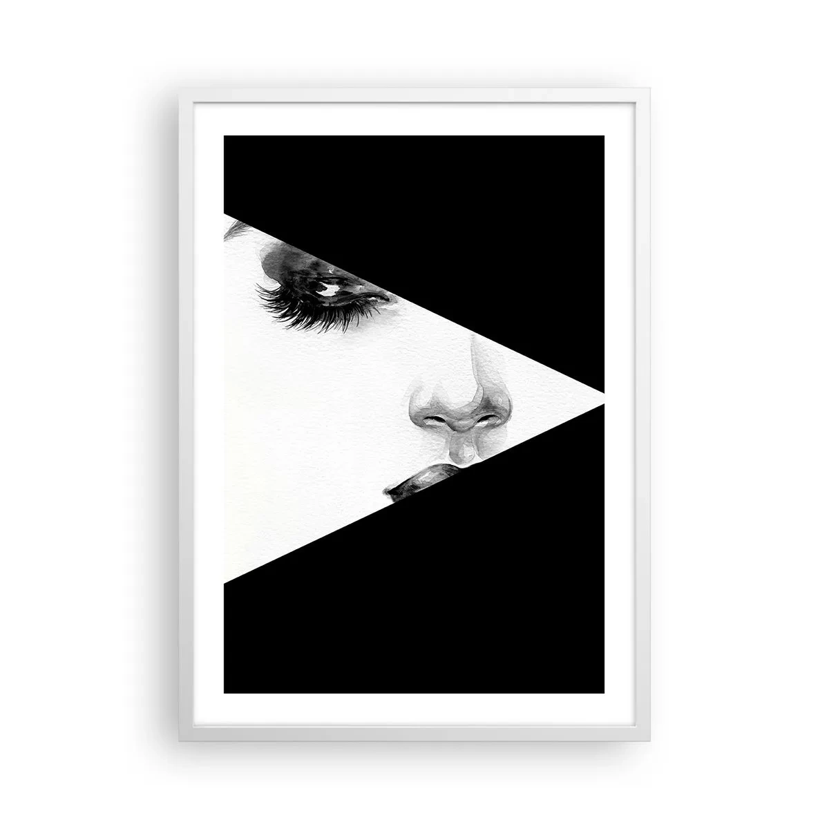 Poster in cornice bianca - Sempre da scoprire - 50x70 cm