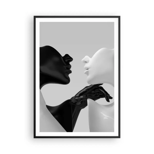 Poster in cornice nera - Desiderio - attrazione - 70x100 cm