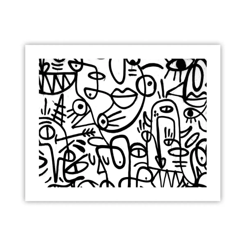 Poster - Volti e miraggi - 50x40 cm