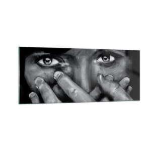 Quadro su vetro - Non dico chi l'ha dipinto - 100x40 cm