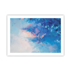 Poster - Astrazione invernale - 70x50 cm