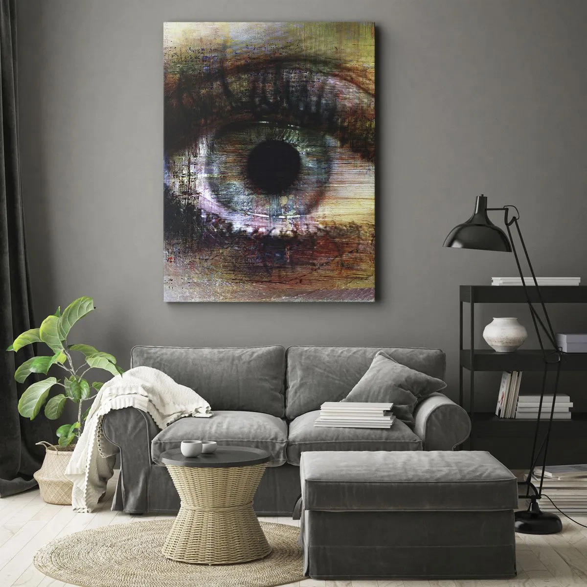 Quadro su tela - Stampe su Tela - Si può vedere l'anima - 55x100 cm