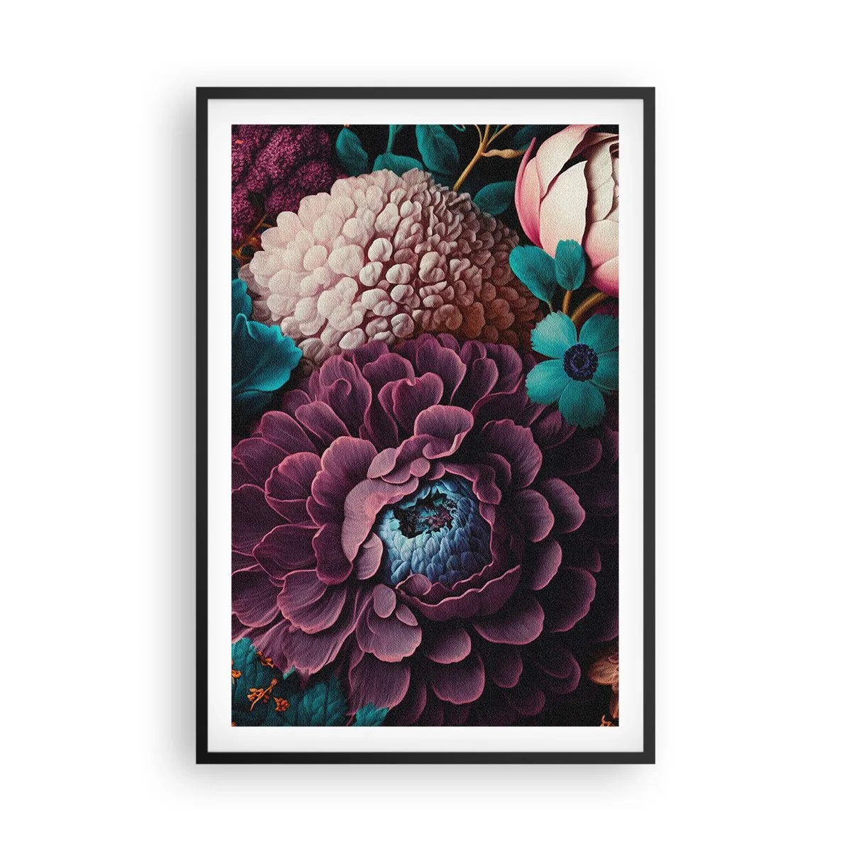 Poster in cornice nera - Ricchezza della natura - 61x91 cm