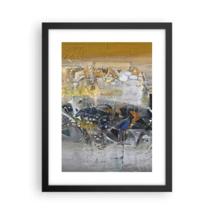 Poster in cornice nera - Tutto andrà bene - 30x40 cm