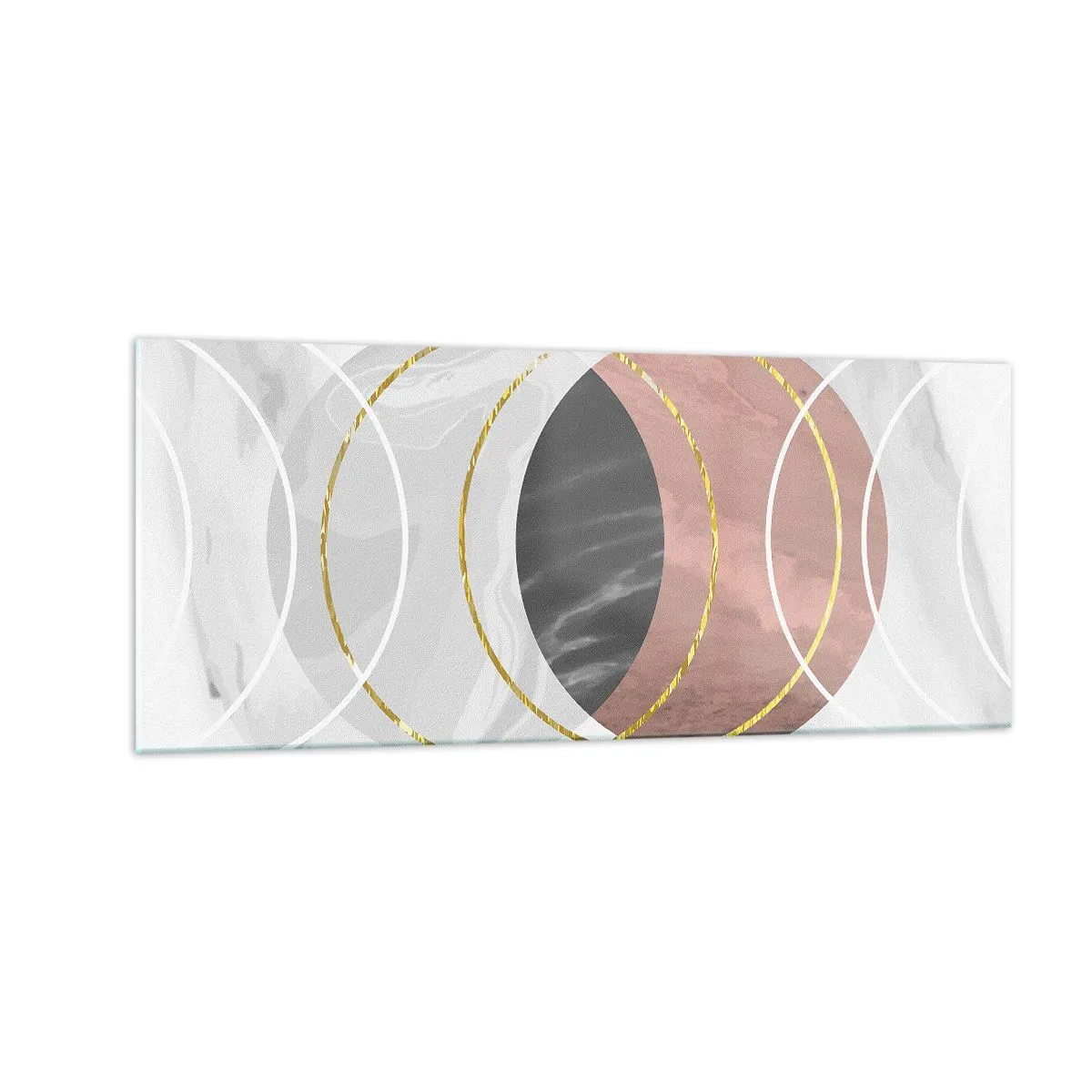 Quadro su vetro - La musica delle sfere - 100x40 cm