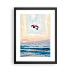 Poster in cornice nera - In un'altra dimensione - 30x40 cm