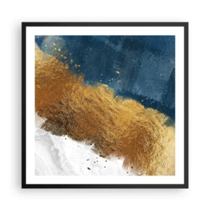 Poster in cornice nera - I colori dell'estate - 60x60 cm