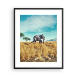 Poster in cornice nera - Il grigio non è più di moda - 40x50 cm