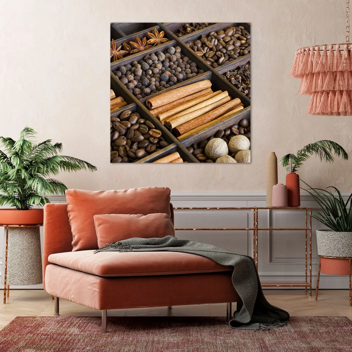 Quadro su tela - Stampe su Tela - Il tesoro degli aromi - 50x50 cm