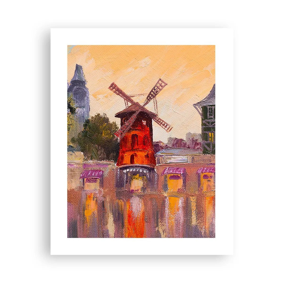 Poster - Le icone di Parigi: il Moulin Rouge - 40x50 cm