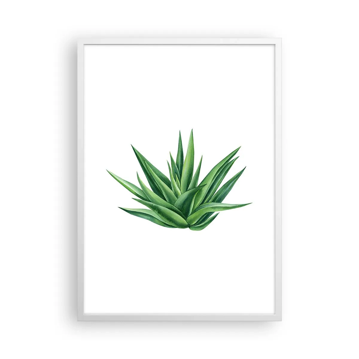 Poster in cornice bianca - Verde - forza - vita - 50x70 cm